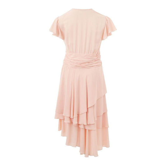 Lardini Elegant Pink Acetate Dress Lardini