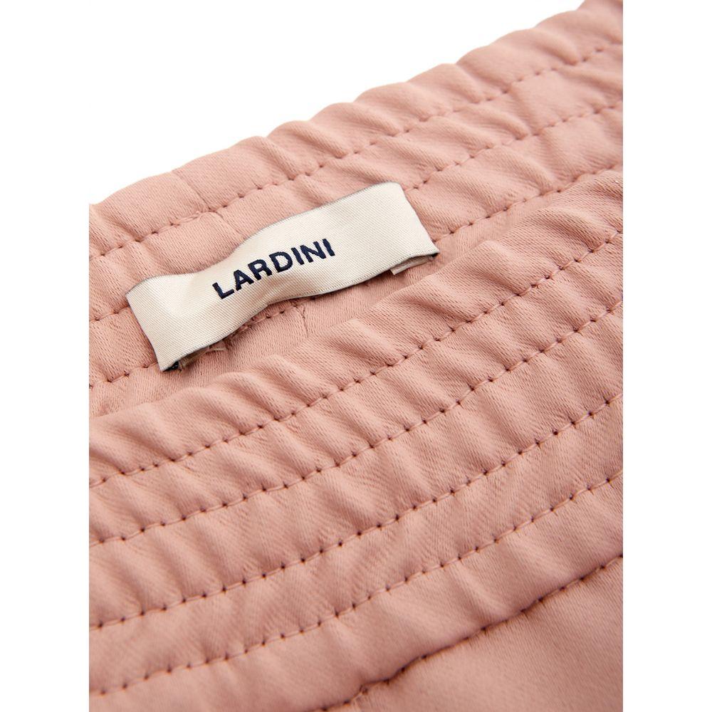 Lardini Elegant Pink Polyester Pants for Women Lardini