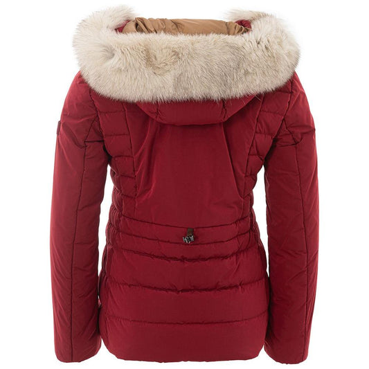 Bordeaux Elegance Ladies Polyester Jacket