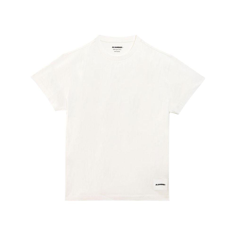 Jil Sander White Cotton Organic T-Shirt Jil Sander