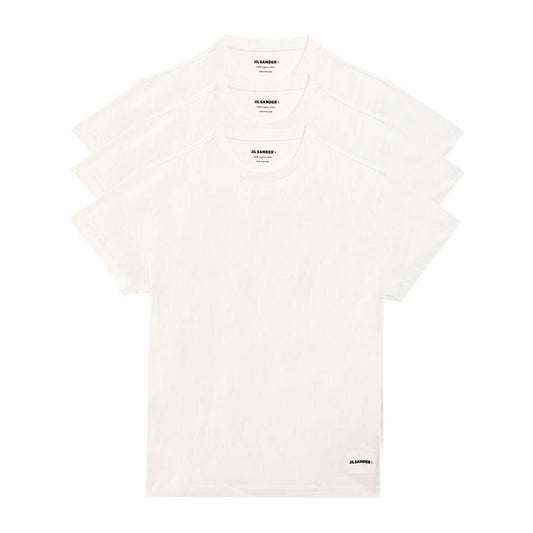 Jil Sander White Cotton Organic T-Shirt Jil Sander