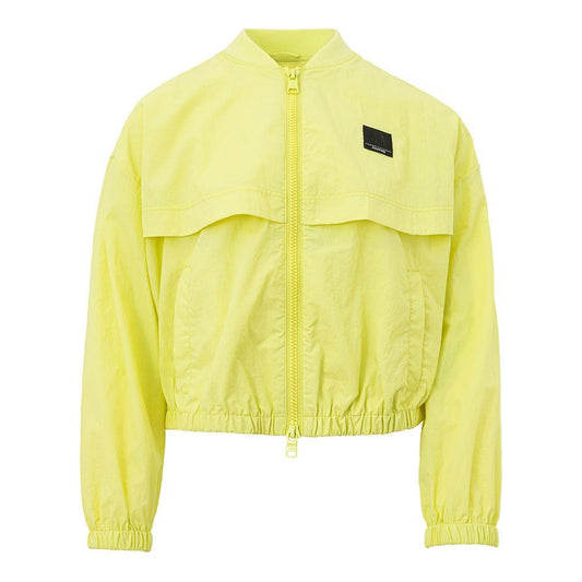 Armani Exchange Chic Yellow Polyamide Jacket for Women Armani Exchange