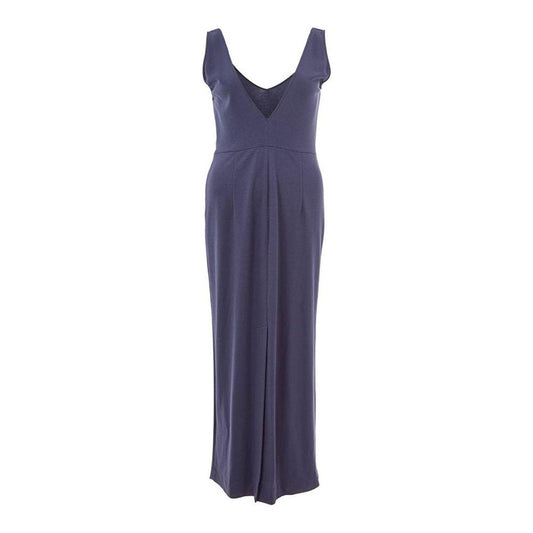 Lardini Blue Viscose Dress Lardini