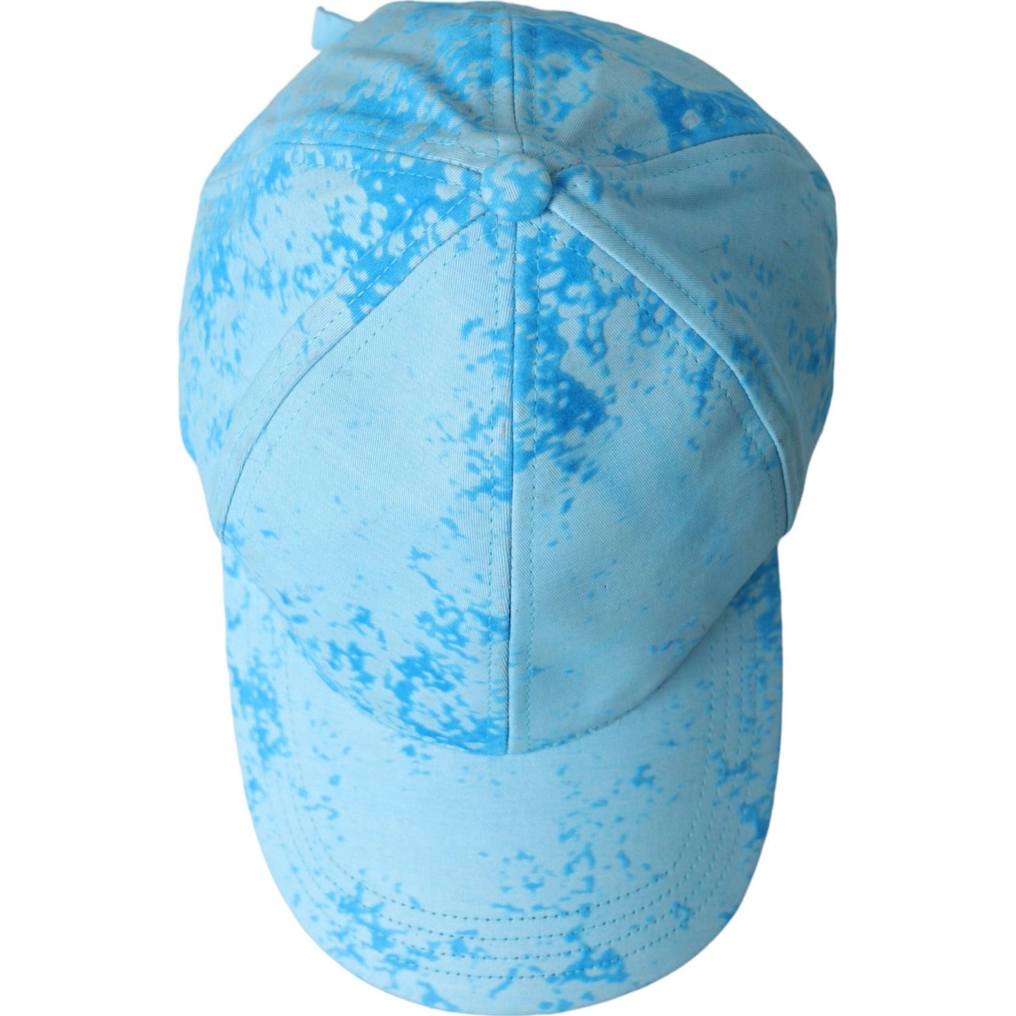 Dolce & Gabbana Light Blue Color Splash Baseball Hat Men Dolce & Gabbana