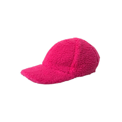 Dolce & Gabbana Pink Fleece Plush Baseball Hat Men