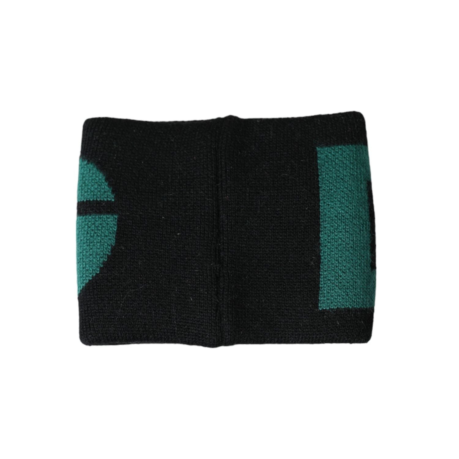 Dolce & Gabbana Black Green Wool Logo #DGMILLENNIALS Wristband