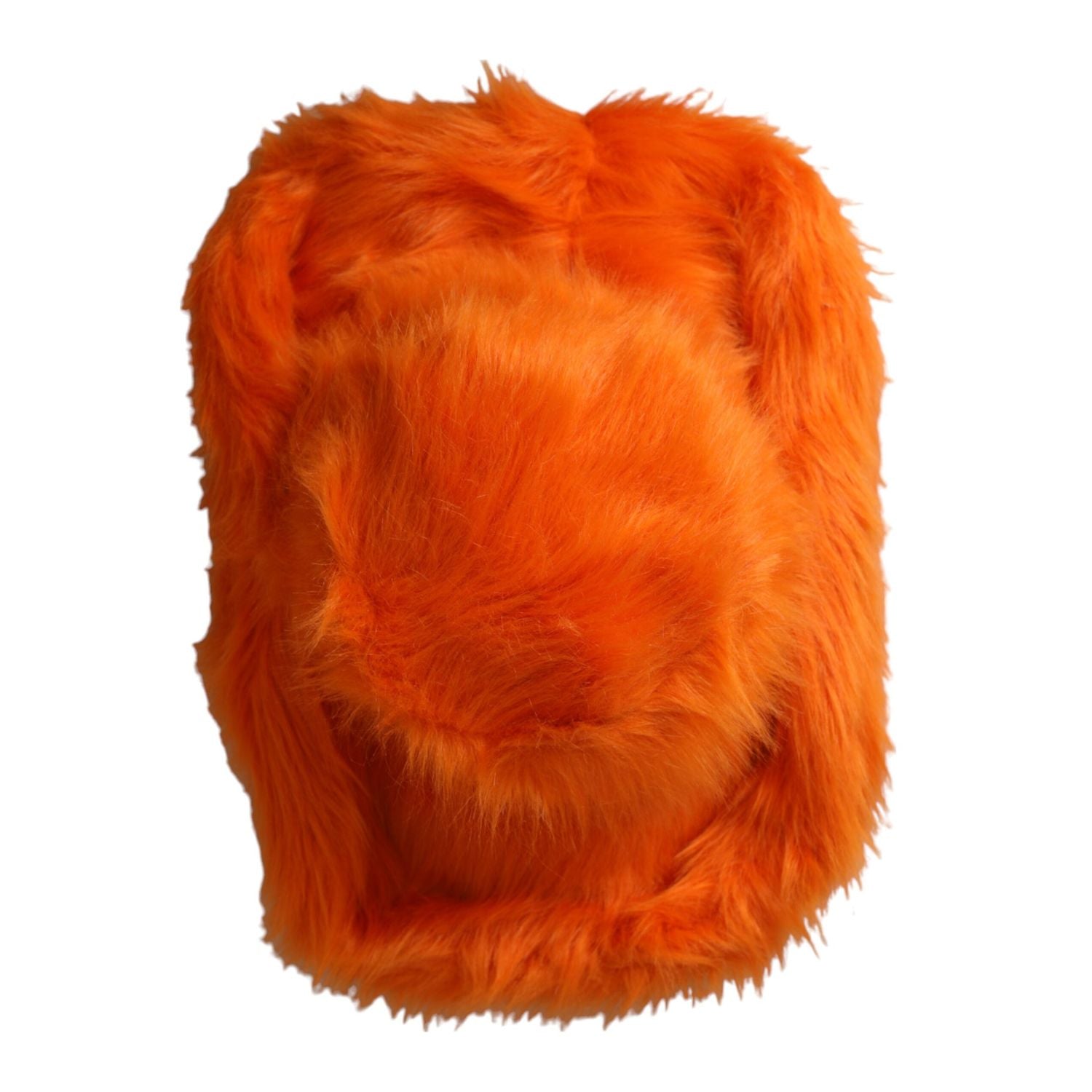 Dolce & Gabbana Orange Faux Fur Polyester Fedora Hat
