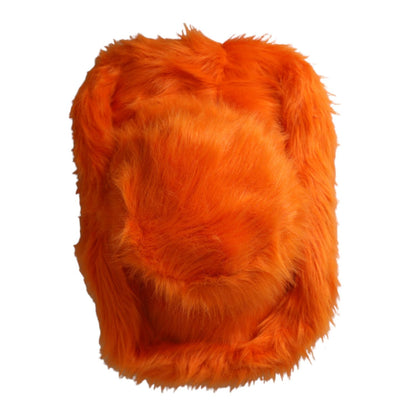 Dolce & Gabbana Orange Faux Fur Polyester Fedora Hat