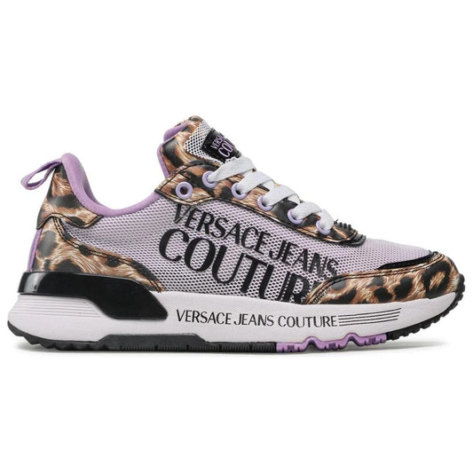 Versace Jeans Purple Polyethylene Sneaker Versace Jeans