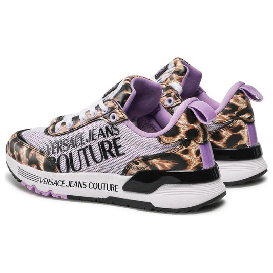 Versace Jeans Purple Polyethylene Sneaker Versace Jeans