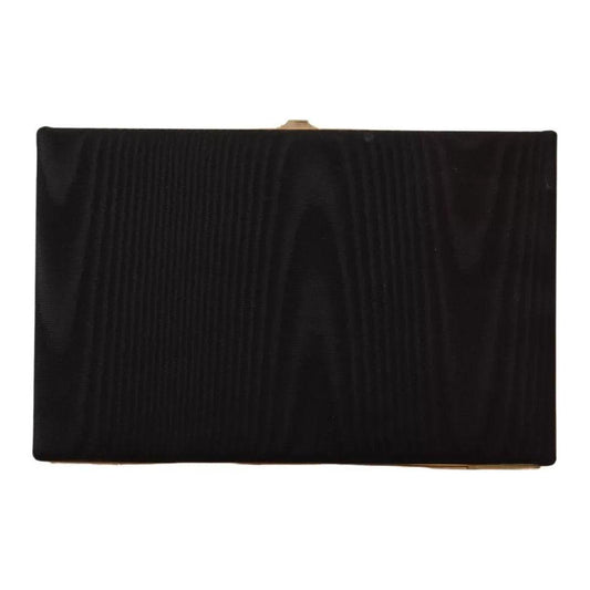 Dolce & Gabbana Black Silk Gold Frame Clutch Evening Party Purse Bag 1728,67345645728,Bags,Black,Clutch Bags - Bags,Clutch Bags - Women - Bags,Dolce & Gabbana,Material: 80% Silk 13% Brass 7% Aluminum,Preowned / Defect,Women,Women - Bags