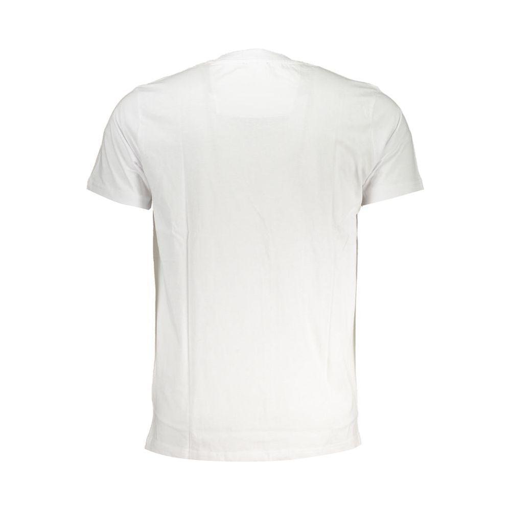 Cavalli Class White Cotton T-Shirt Cavalli Class