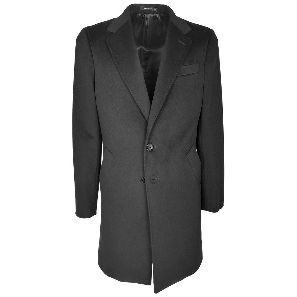 Black Wool Vergine Jacket