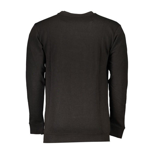 Cavalli Class Black Cotton Sweater Cavalli Class