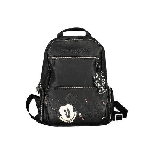 Desigual Black Polyethylene Backpack Desigual