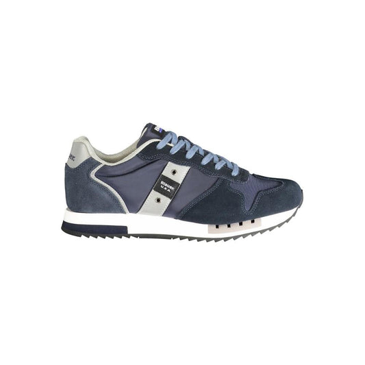 Blauer Blue Polyester Sneaker Blauer