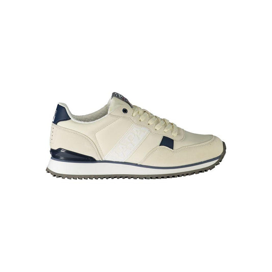 Napapijri White Polyester Sneaker Napapijri