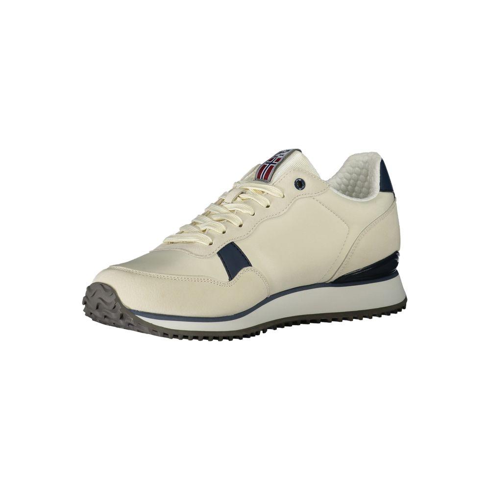 Napapijri White Polyester Sneaker Napapijri