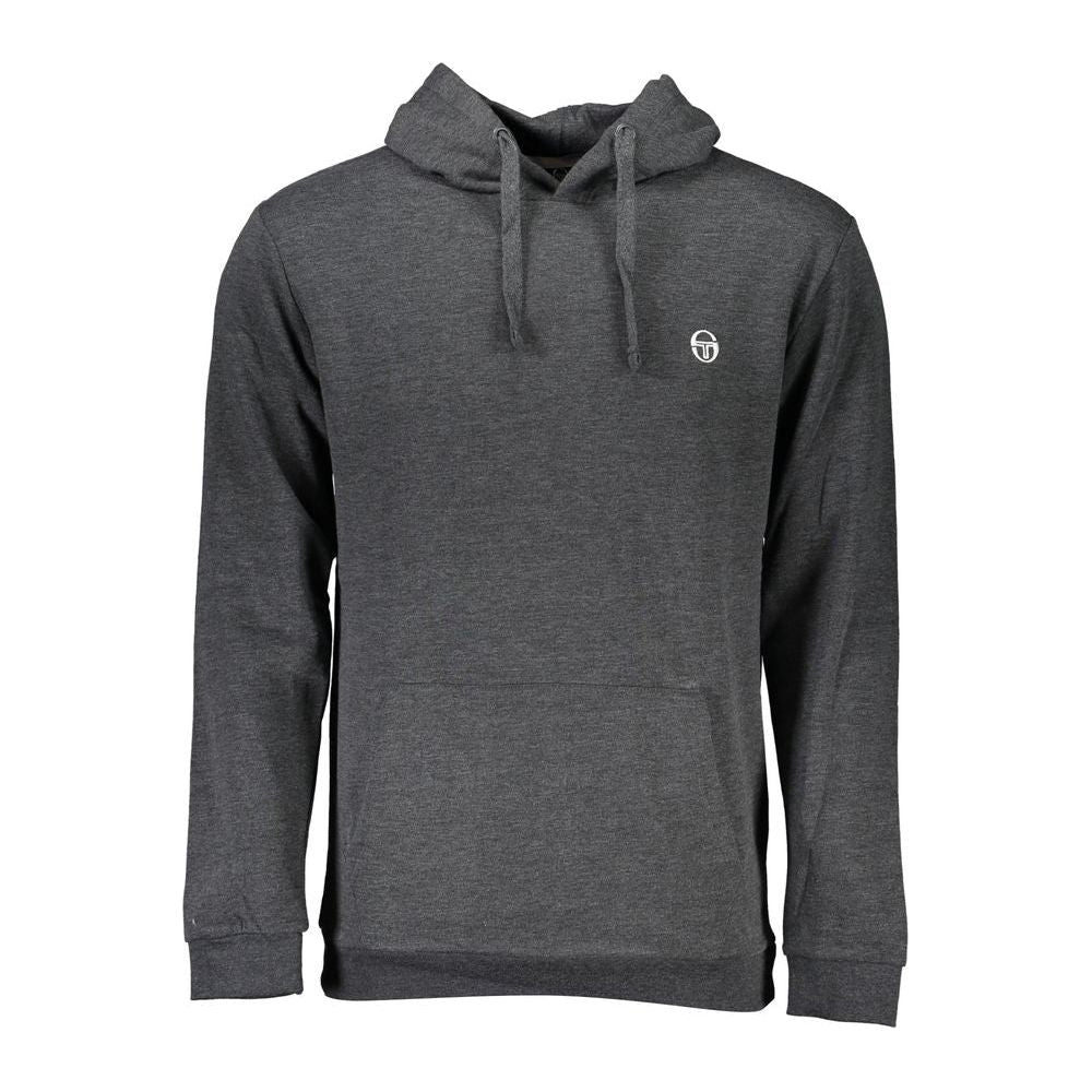 Sergio Tacchini Gray Cotton Sweater Sergio Tacchini