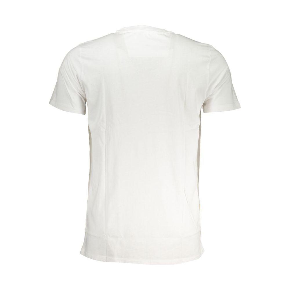 Cavalli Class White Cotton T-Shirt Cavalli Class