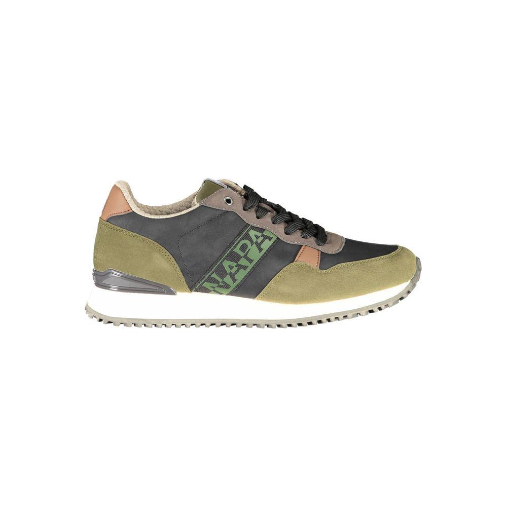 Napapijri Green Polyester Men Sneaker Napapijri