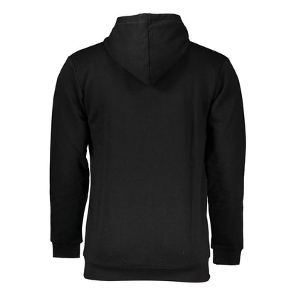 Sergio Tacchini Black Cotton Sweater Sergio Tacchini