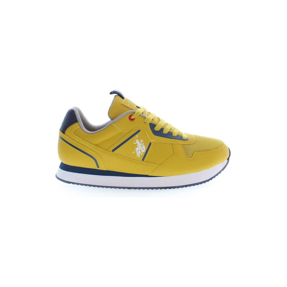 U.S. POLO ASSN. Yellow Polyester Men Sneaker U.S. POLO ASSN.