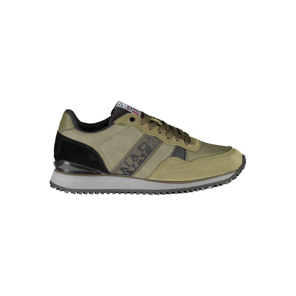 Napapijri Contemporary Green Laced Sneakers Napapijri