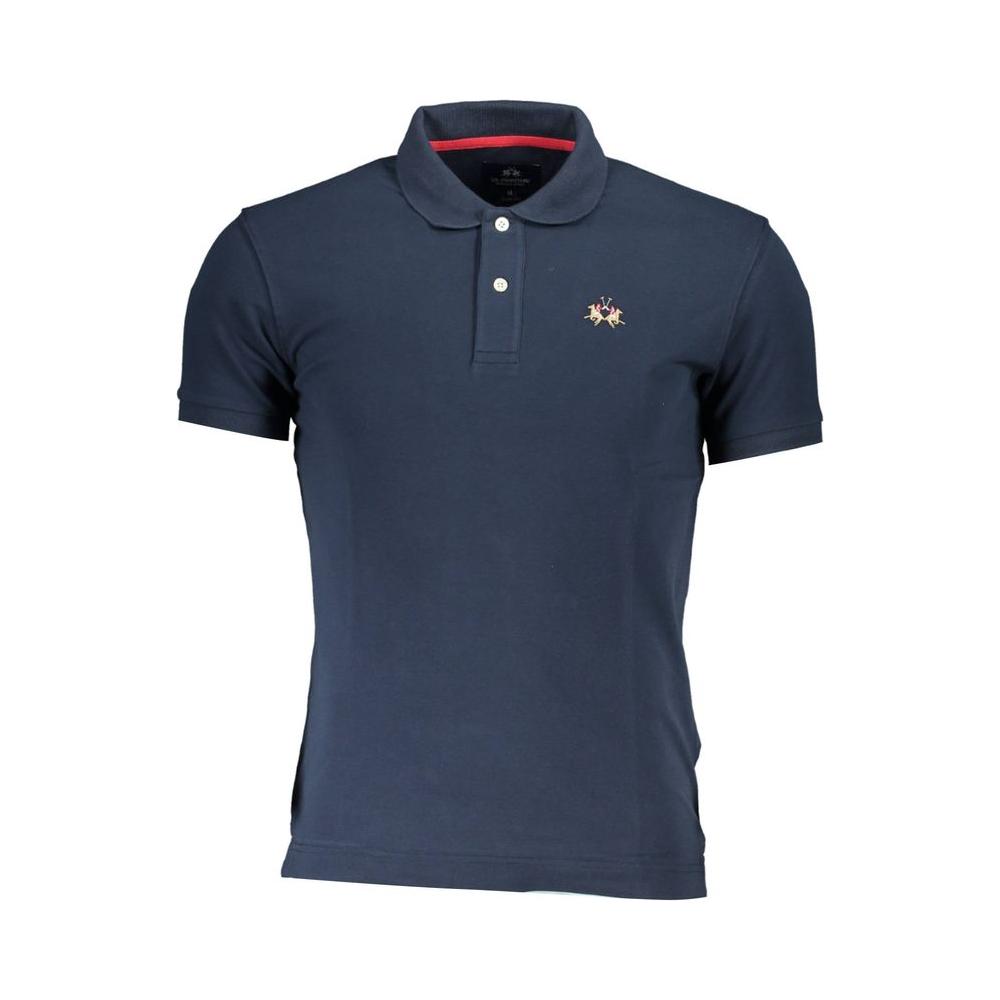 La Martina Sleek Slim Fit Polo with Contrast Details La Martina