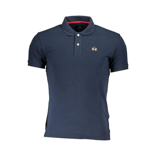 La Martina Sleek Slim Fit Polo with Contrast Details La Martina