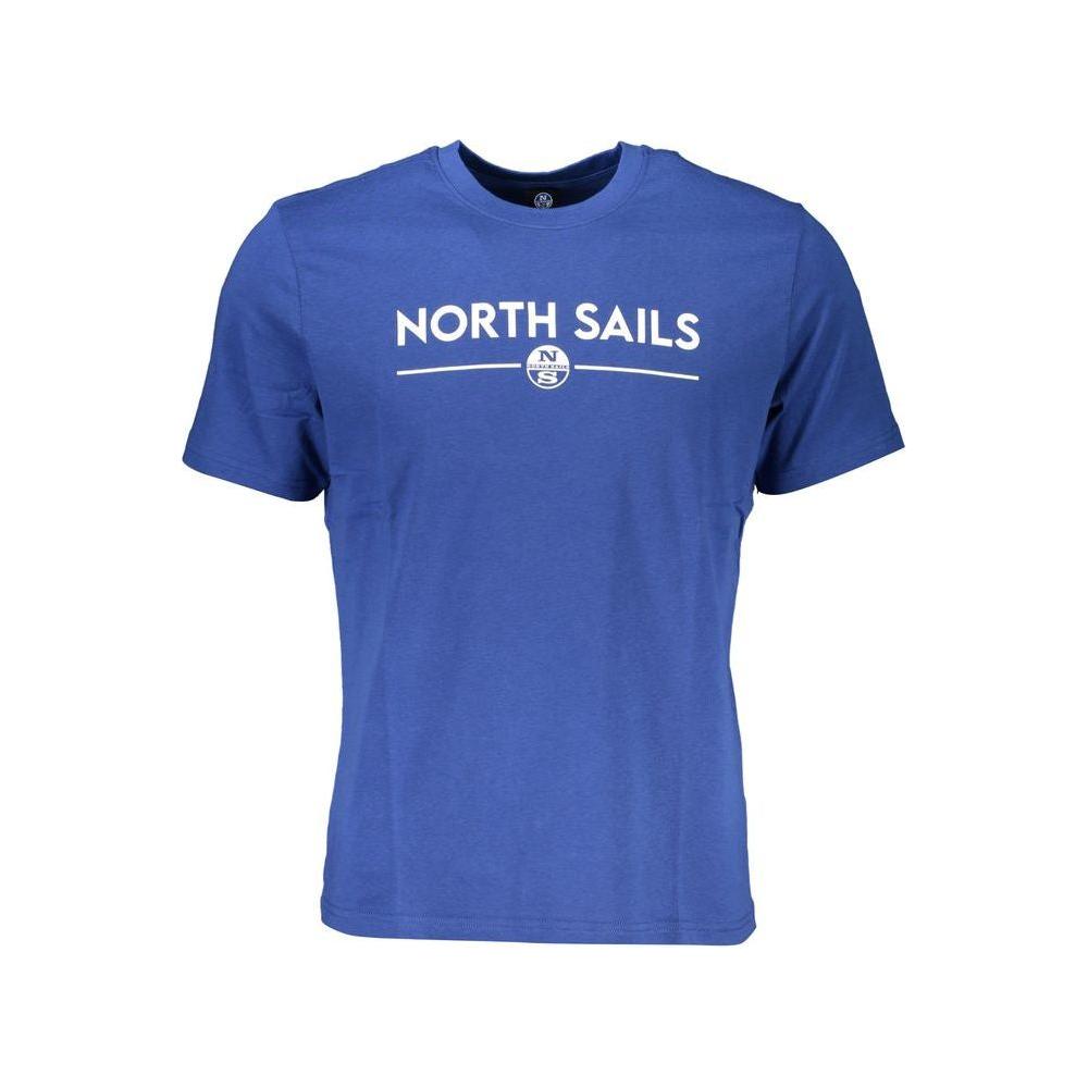 North Sails Blue Cotton T-Shirt North Sails