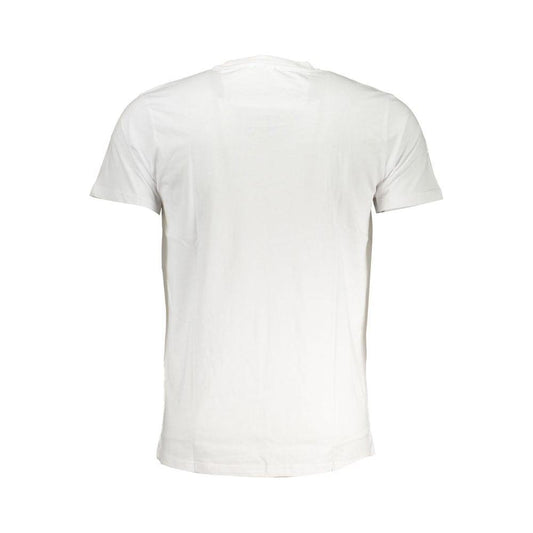 Cavalli Class White Cotton T-Shirt Cavalli Class