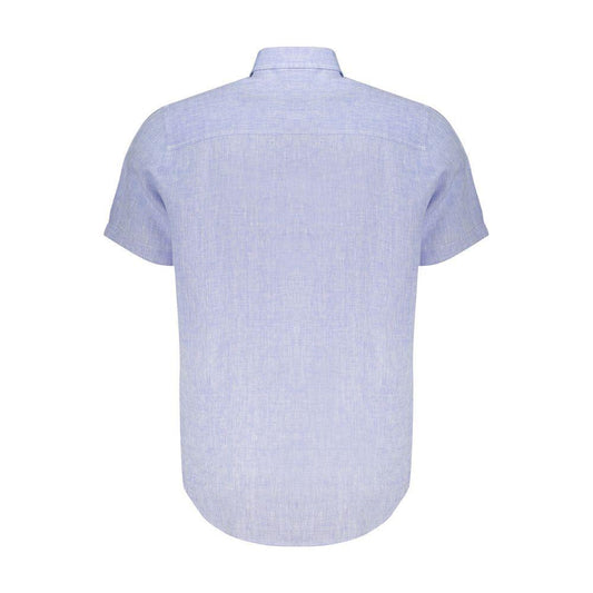 North Sails Light Blue Linen Shirt North Sails