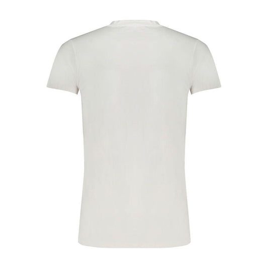 Gaudi White Cotton T-Shirt Gaudi