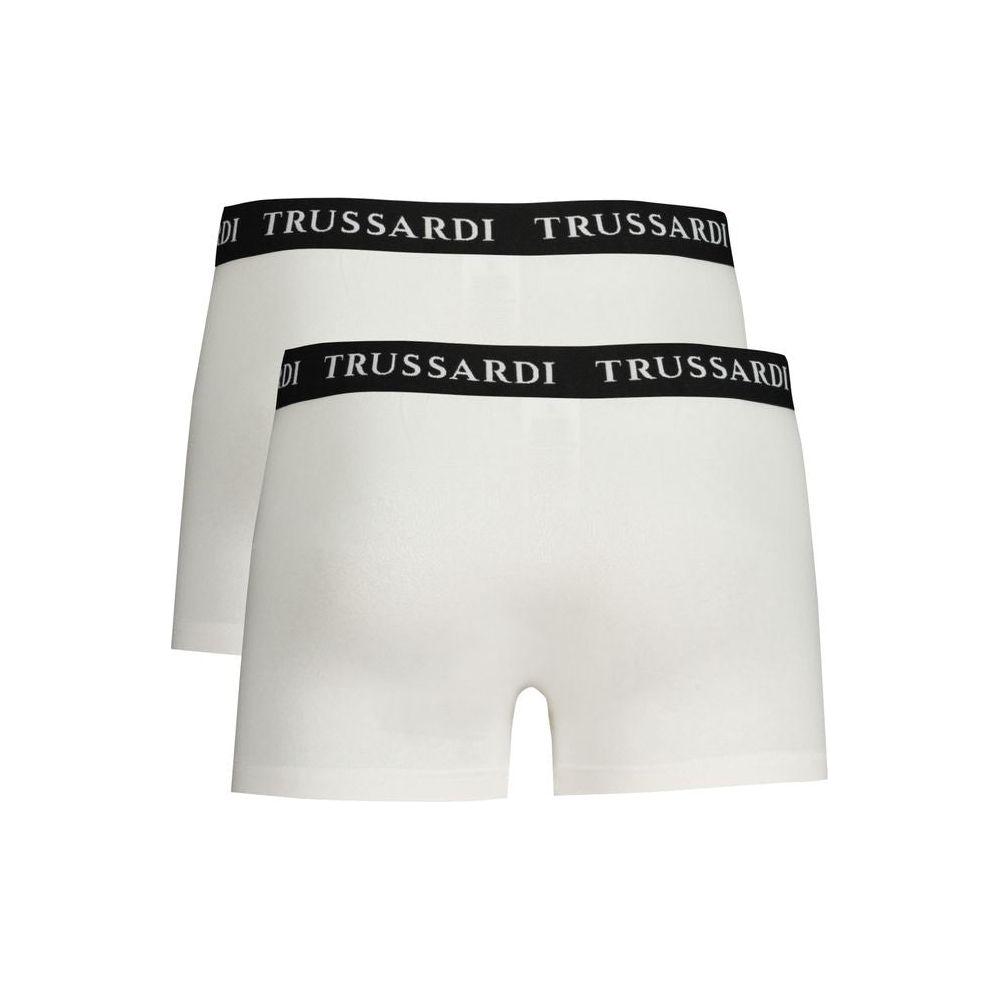 Trussardi White Cotton Underwear Trussardi