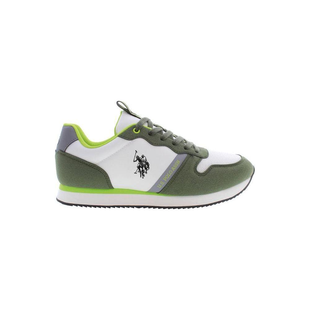 U.S. POLO ASSN. Green Polyester Men Sneaker U.S. POLO ASSN.