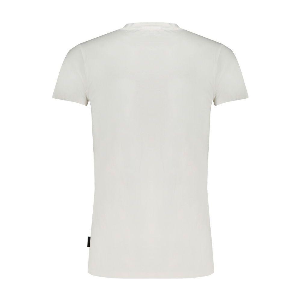 Gaudi White Cotton T-Shirt Gaudi