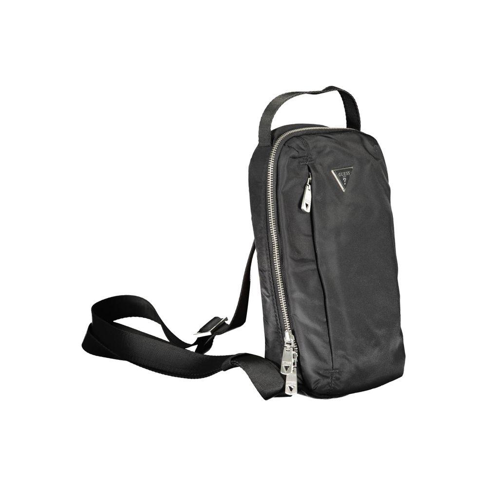 Front view with bag zipped and handles upright.