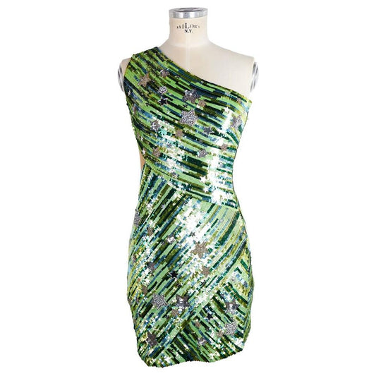 Elisabetta Franchi Emerald Sequin Starlight Dress Elisabetta Franchi