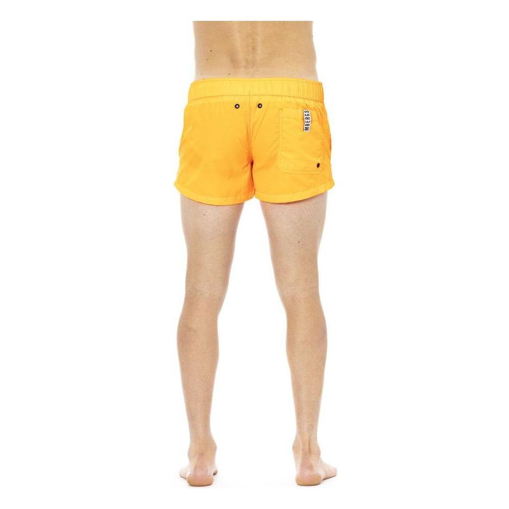 Bikkembergs Orange Polyamide Men Swim Short Bikkembergs