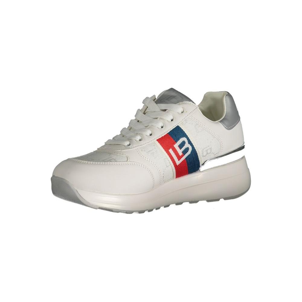 Laura Biagiotti White Polyester Sneaker Laura Biagiotti