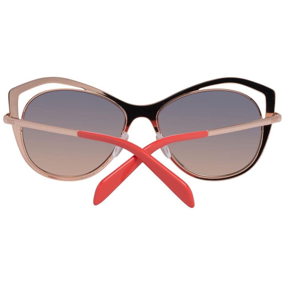 Emilio Pucci Rose Gold Women Sunglasses Emilio Pucci