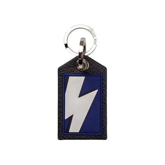 Neil Barrett Blue Rubber Keychain Neil Barrett