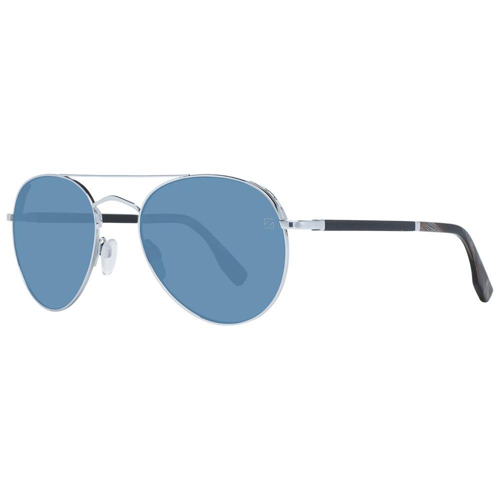 Zegna Couture Silver Men Sunglasses Zegna Couture