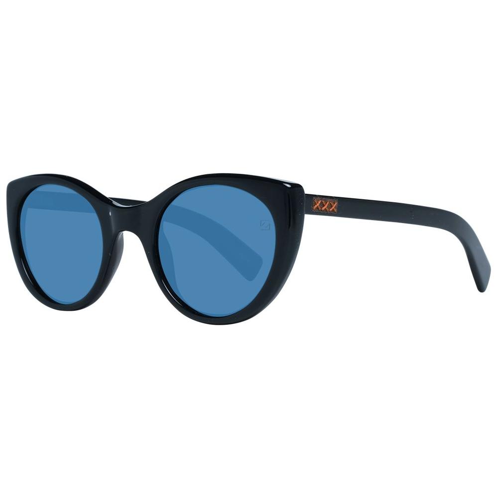 Ermenegildo Zegna Black Unisex Sunglasses