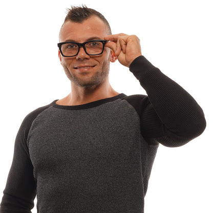 Ermenegildo Zegna Black Plastic Glasses (Frames)