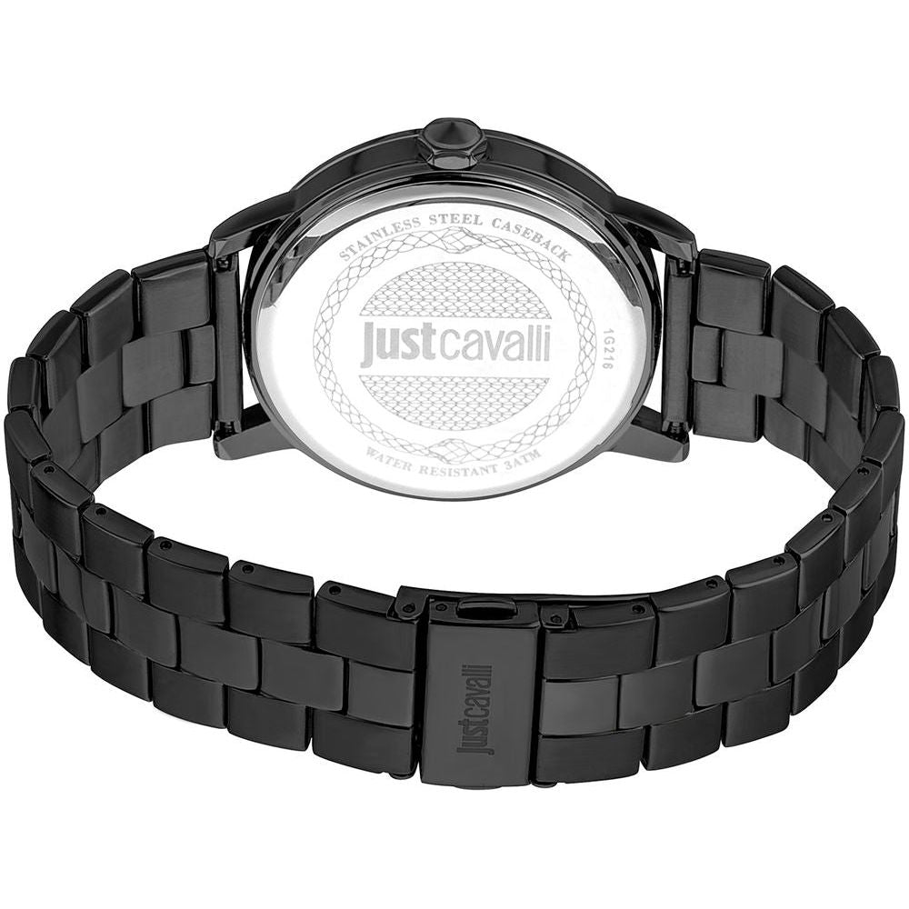 Just Cavalli Black Men Watch