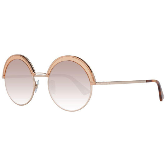 Web Rose Gold Metal & Plastic Sunglasses