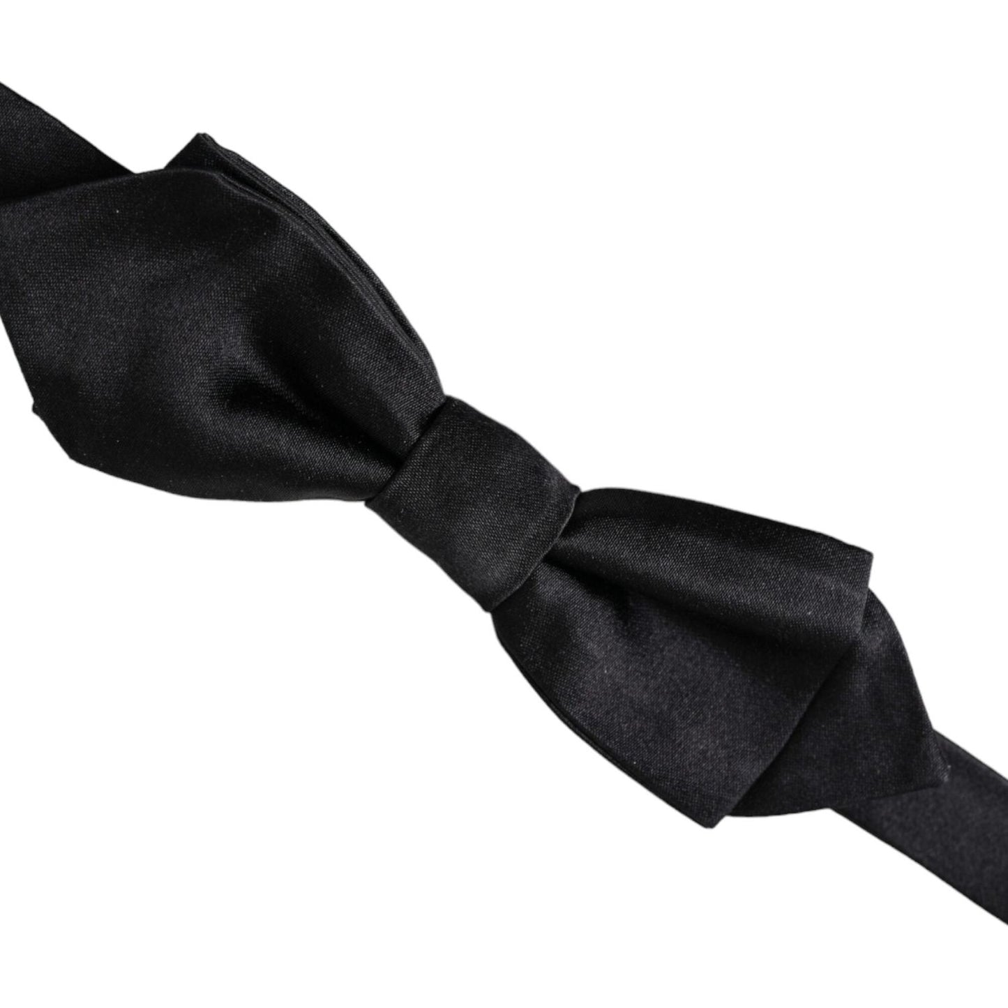 Dolce & Gabbana Black Silk Adjustable Neck Men Bow Tie Dolce & Gabbana