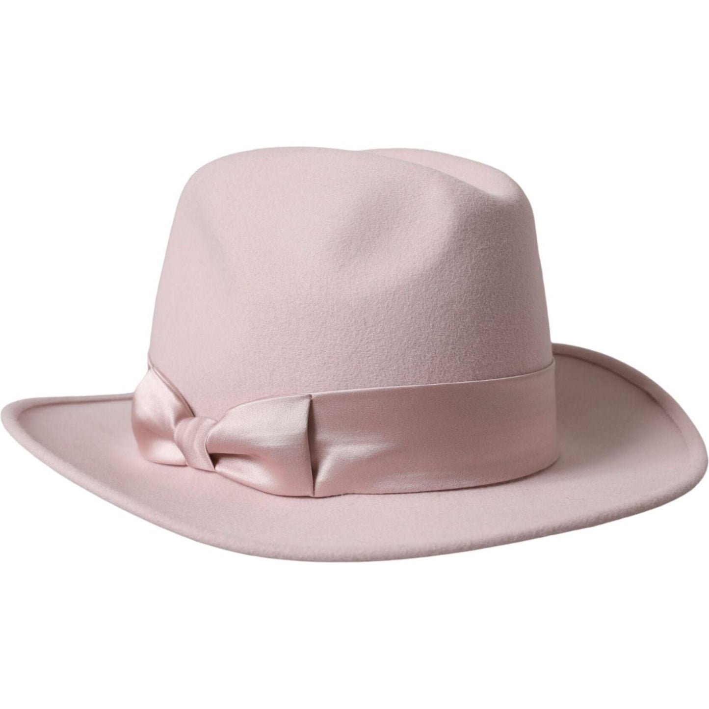 Dolce & Gabbana Pink Rabbit Fedora Trilby Women Hat Dolce & Gabbana